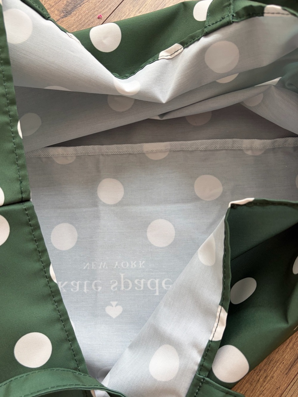 Like New KATE SPADE Dot Canvas Tote Bag Sz: OS - Picture 14 of 14